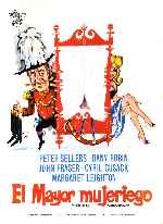 carátula carteles de El Mayor Mujeriego
