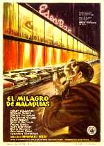 carátula carteles de El Milagro De Malaquias