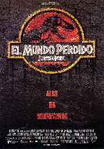 carátula carteles de El Mundo Perdido - Jurassic Park - Parque Jurasico