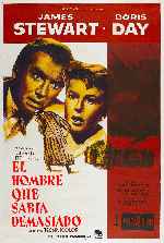 carátula carteles de El Hombre Que Sabia Demasiado - 1956 - V4