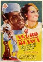 carátula carteles de El Negro Que Tenia El Alma Blanca - 1934