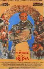carátula carteles de El Nombre De La Rosa - 1986