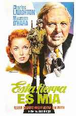 carátula carteles de Esta Tierra Es Mia - 1943 - V2