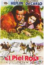 carátula carteles de El Piel Roja - 1951