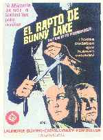 carátula carteles de El Rapto De Bunny Lake