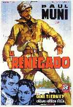 carátula carteles de El Renegado - 1940