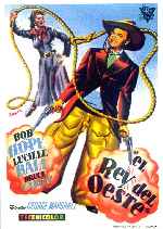 carátula carteles de El Rey Del Oeste - 1950