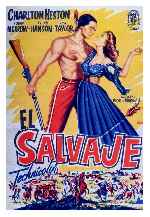 carátula carteles de El Salvaje - V2