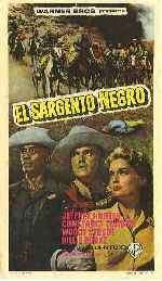 carátula carteles de El Sargento Negro