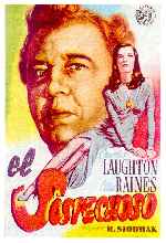 carátula carteles de El Sospechoso - 1944