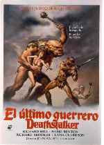 carátula carteles de El Ultimo Guerrero - Deathstalker