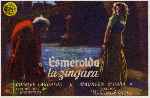 carátula carteles de Esmeralda La Zingara