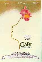 cartula carteles de Gaby - Una Historia Verdadera