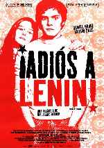 carátula carteles de Adios A Lenin