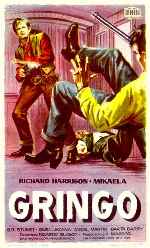 carátula carteles de Gringo - 1963
