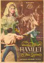 carátula carteles de Hamlet - 1948