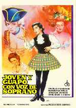 carátula carteles de Joven Y Guapo Con Voz De Soprano