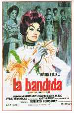 carátula carteles de La Bandida - 1963