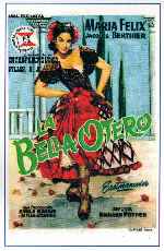 carátula carteles de La Bella Otero - 1954