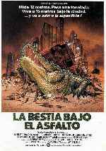 carátula carteles de La Bestia Bajo El Asfalto