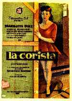carátula carteles de La Corista