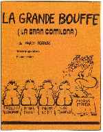 carátula carteles de La Gran Comilona - La Grande Bouffe