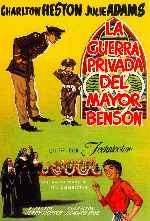 carátula carteles de La Guerra Privada Del Mayor Benson - V2