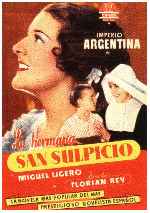 carátula carteles de La Hermana San Sulpicio - 1934
