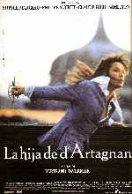 carátula carteles de La Hija De D Artagnan