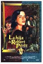 carátula carteles de La Hija De Robert Poste