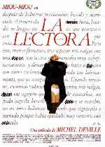 carátula carteles de La Lectora - 1989