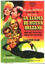 carátula carteles de La Llama De Nueva Orleans
