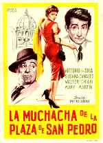 carátula carteles de La Muchacha De La Plaza De San Pedro