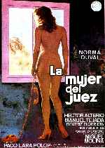 carátula carteles de La Mujer Del Juez