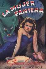 carátula carteles de La Mujer Pantera