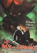 carátula carteles de La Noche Del Demonio - 1957
