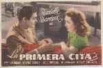 carátula carteles de La Primera Cita - 1941