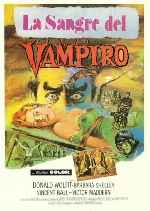 carátula carteles de La Sangre Del Vampiro