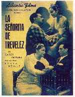 carátula carteles de La Senorita De Trevelez