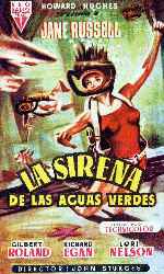 carátula carteles de La Sirena De Las Aguas Verdes