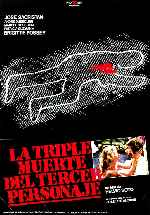 carátula carteles de La Triple Muerte Del Tercer Personaje