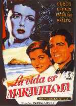carátula carteles de La Vida Es Maravillosa