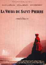 carátula carteles de La Viuda De Saint-pierre