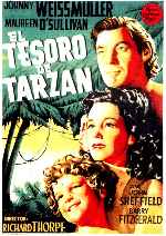 carátula carteles de El Tesoro De Tarzan - V3