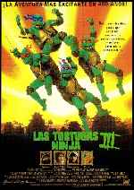 carátula carteles de Las Tortugas Ninja Iii