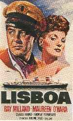carátula carteles de Lisboa - 1956