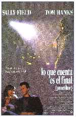 carátula carteles de Lo Que Cuenta Es El Final