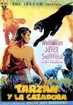 cartula carteles de Tarzan Y La Cazadora