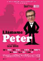 carátula carteles de Llamame Peter