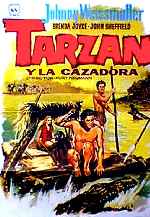 cartula carteles de Tarzan Y La Cazadora - V2